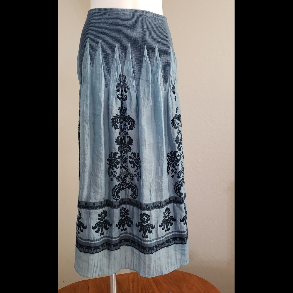 Blue skirt